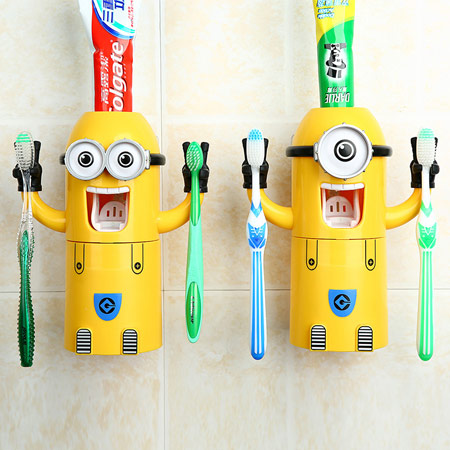 创意小黄人自动挤牙膏器